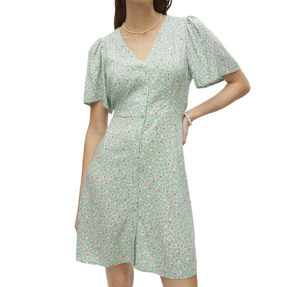 Robe Verte Femme Vero Moda Malba pas cher