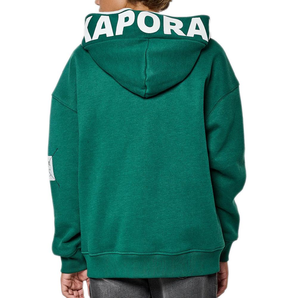 Sweat Zippé Vert Garçon Kaporal MERRYH vue 2