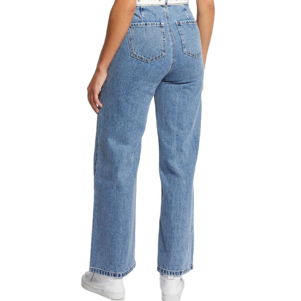 Jean Bleu Femme Morgan PWIDE vue 2