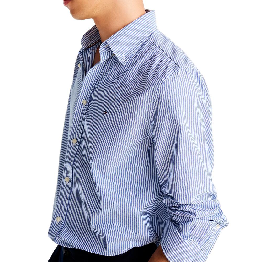 Chemise Bleu Homme Tommy Hilfiger Flex vue 3