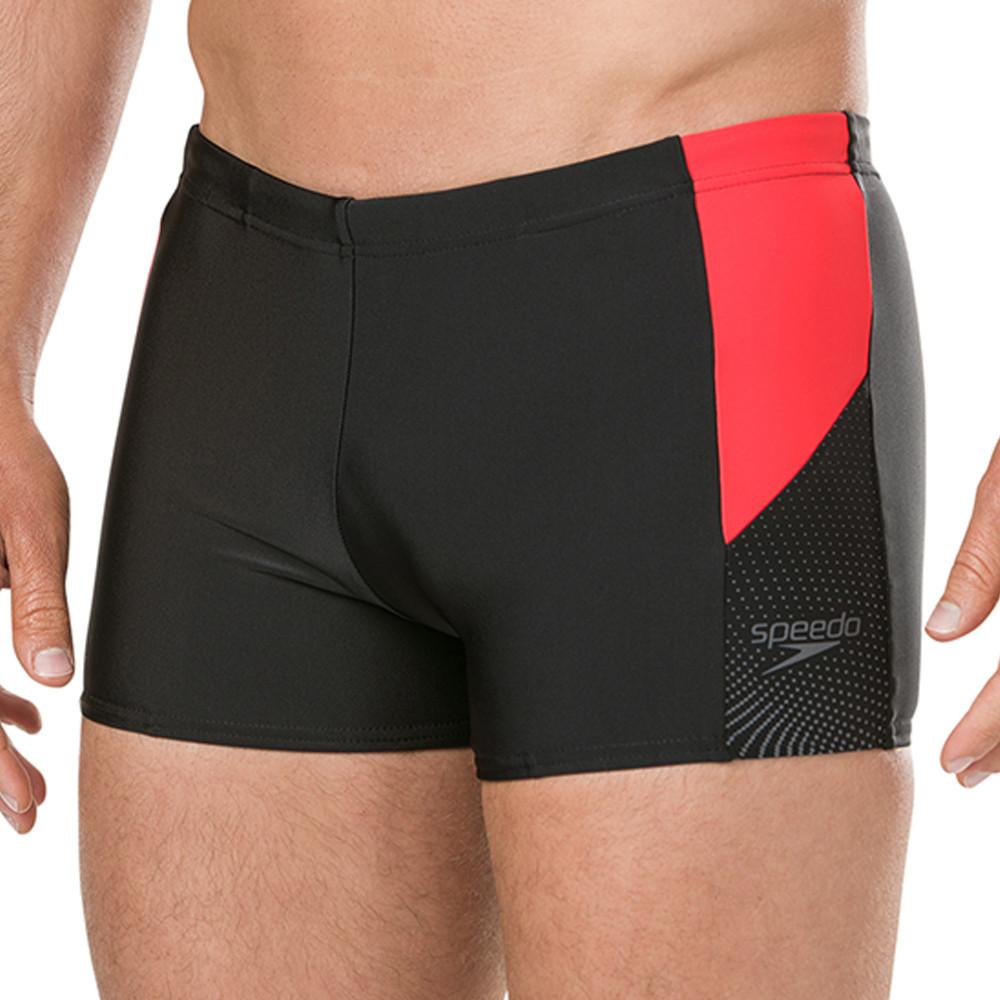Maillot de bain Noir/Rouge Homme Speedo Dive pas cher