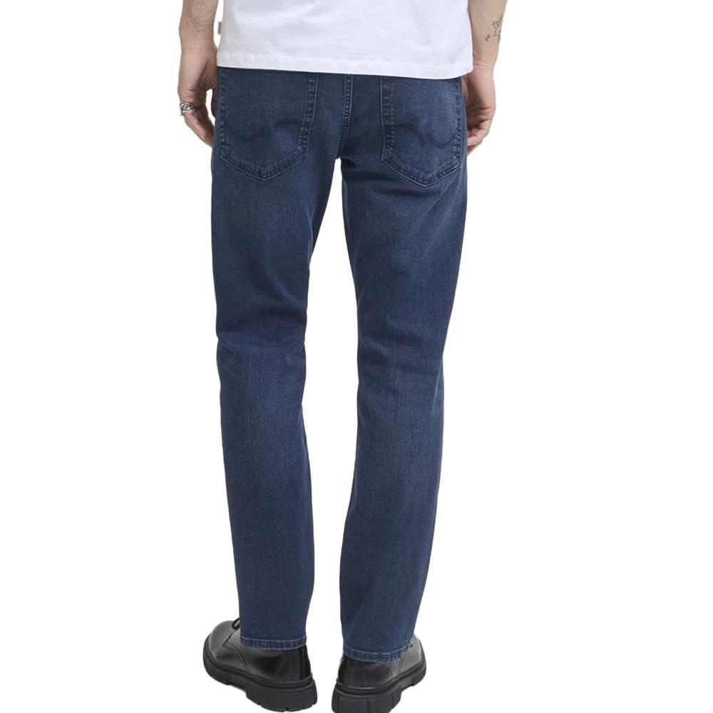 Dunkelblaue Slim-Fit-Jeans für Herren von Jack & Jones Basic 260 Ansicht 2