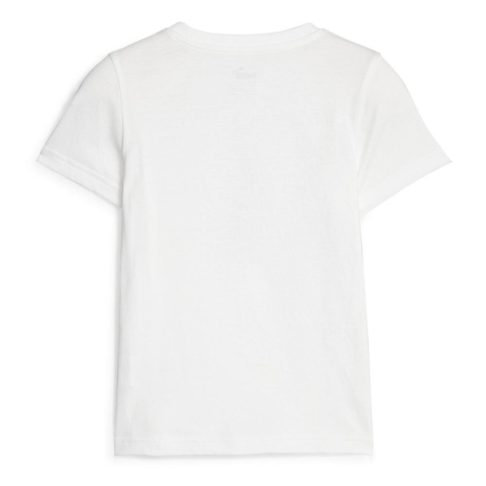 T-shirt Blanc Fille Puma Mixmch vue 2