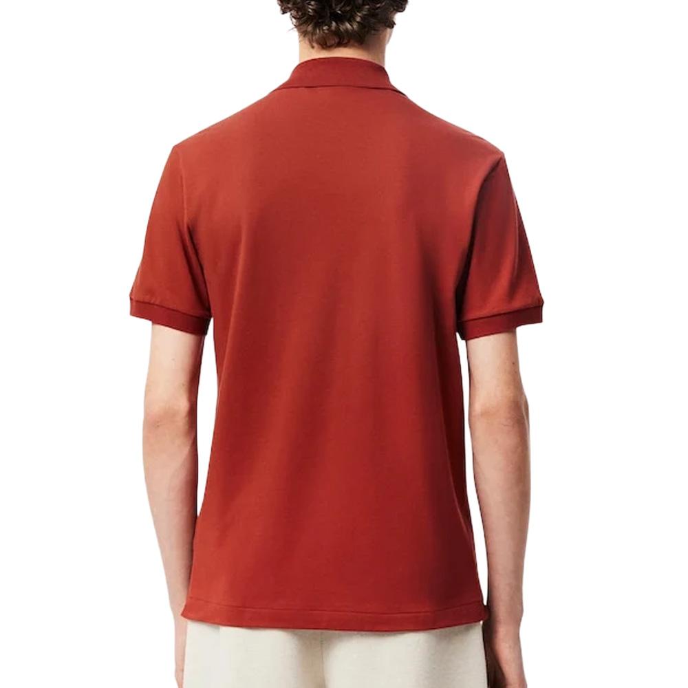 Polo Terracotta Homme Lacoste Maille vue 2