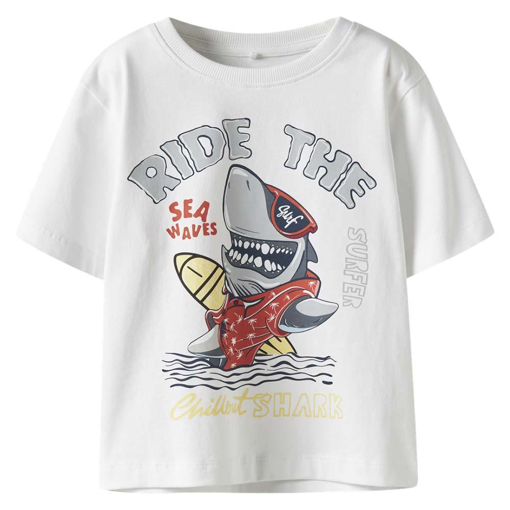 Camiseta blanca de chico Name it Vanyo barato