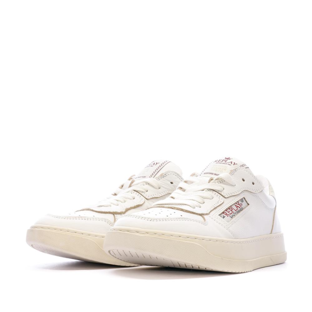 Baskets Blanche Femme Replay Reload vue 6