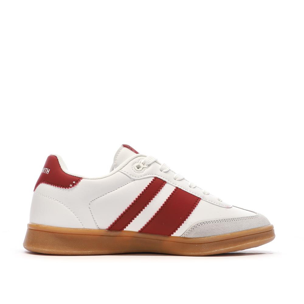 Baskets Blanches/Bordeaux Homme Teddy Smith 120098 vue 2