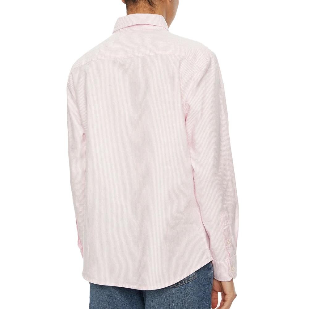 Chemise Rouge/Blanc Femme Tommy Hilfiger Oxford vue 2