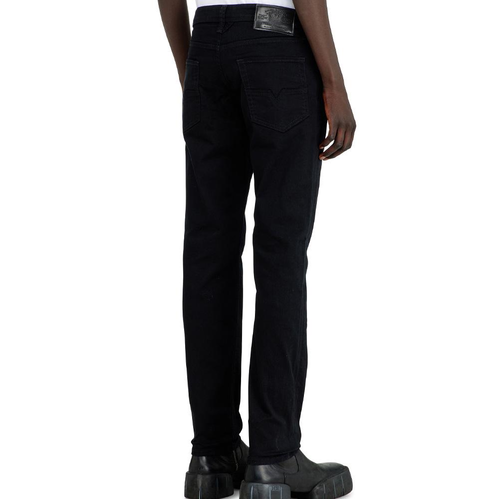 Dunkelblaue Slim-Fit-Jeans für Herren von Diesel, Modell A00892 Ansicht 3