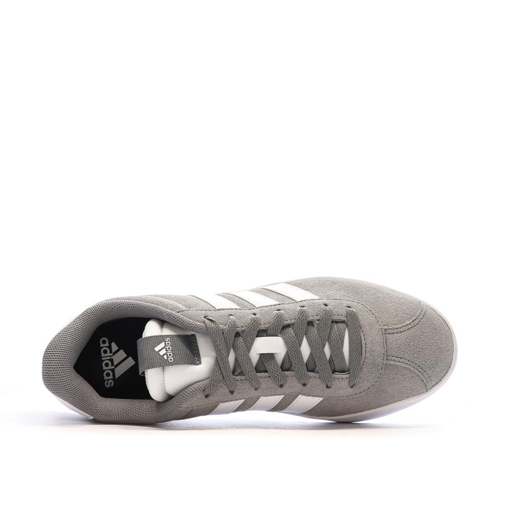 Baskets Gris Homme Adidas Vl Court 3.0 vue 4