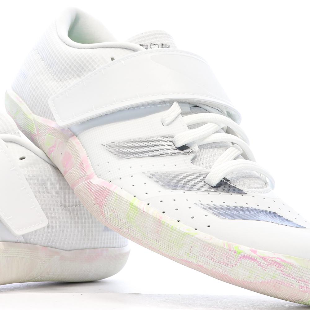 Chaussures d'athlétisme Blanches Mixte Adidas Adizero Throws vue 7