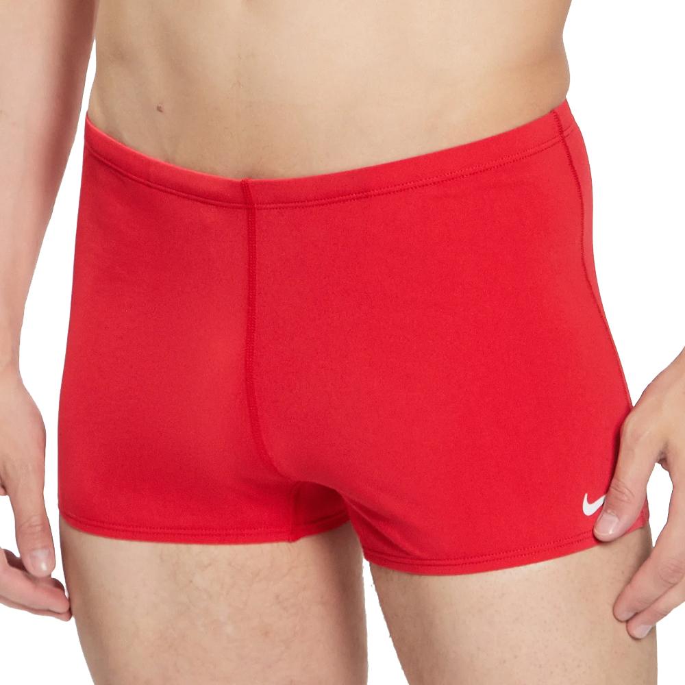 Boxer de bain Rouge Homme Nike Square pas cher