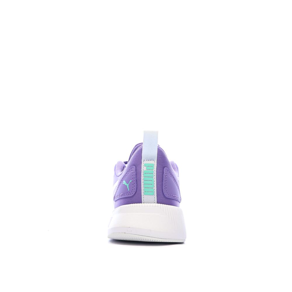 Baskets Violette/Blanche Fille Puma Flyer Runner Jr vue 3