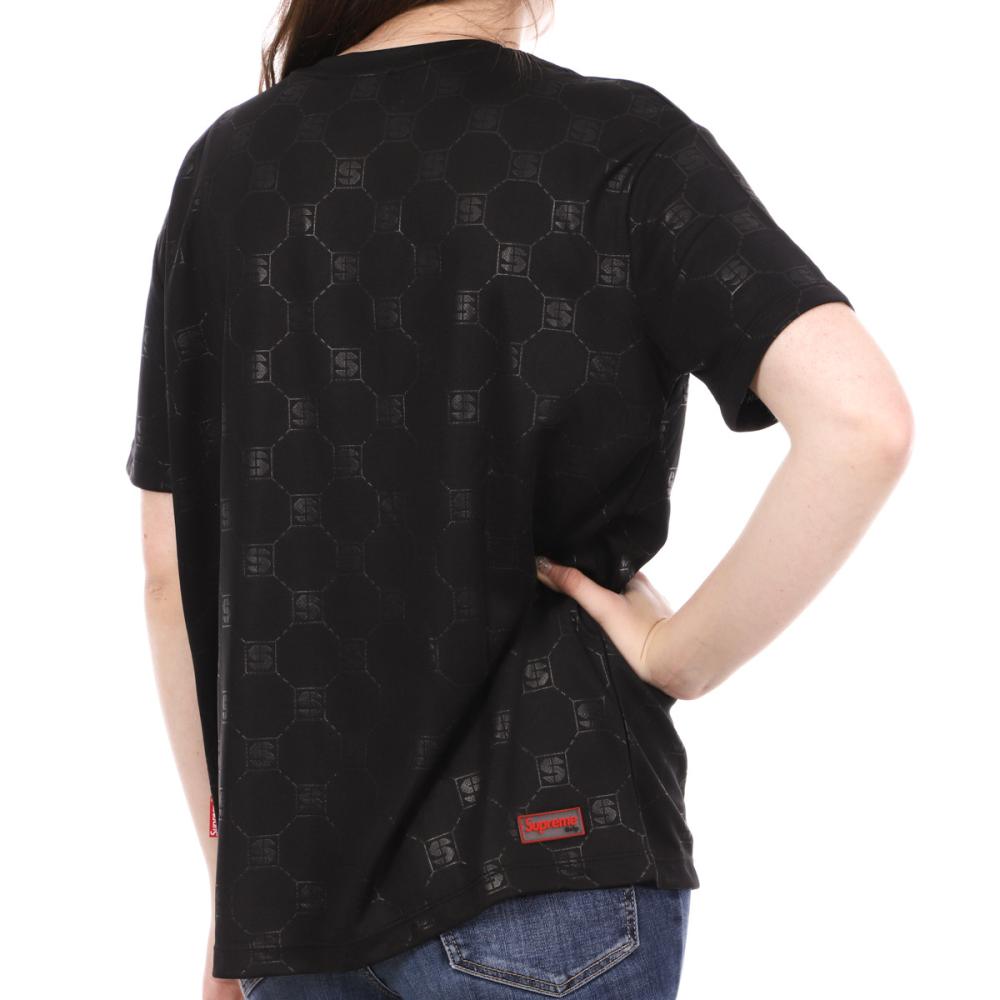 T-shirt Noir femme Supreme Grip Ground vue 2