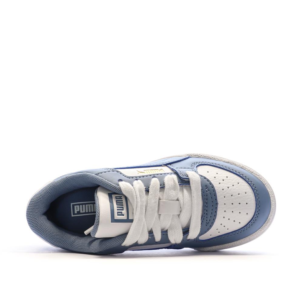 Baskets Blanche/Bleu Junior Puma Ca Pro Classic vue 4