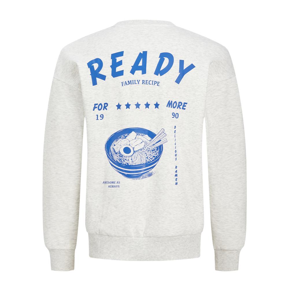 Sweat Gris Clair Homme Jack & Jones Charge vue 2