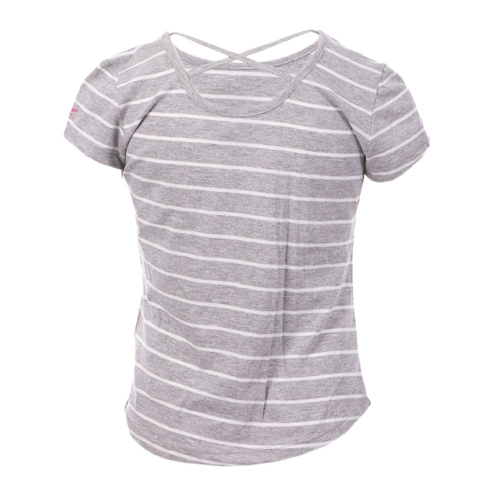 T-shirt Gris fille Reebok vue 2