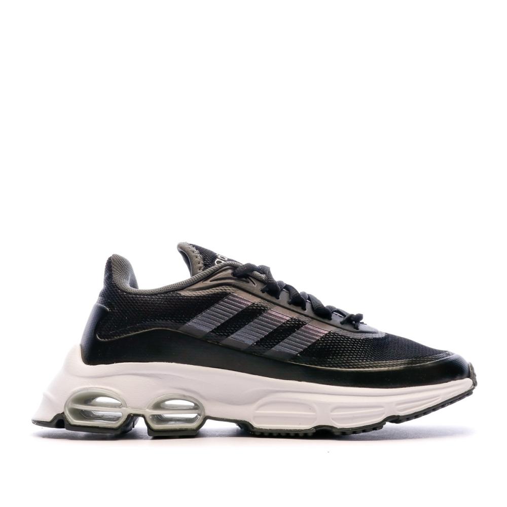 Chaussures De Running Noires Femme Adidas Quadcube vue 2