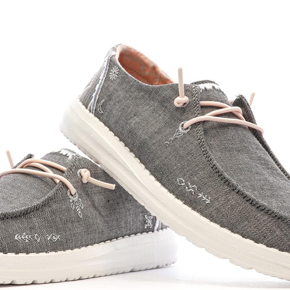 Chaussures Grises/Roses Femme Hey Dude Wendy Boho vue 7