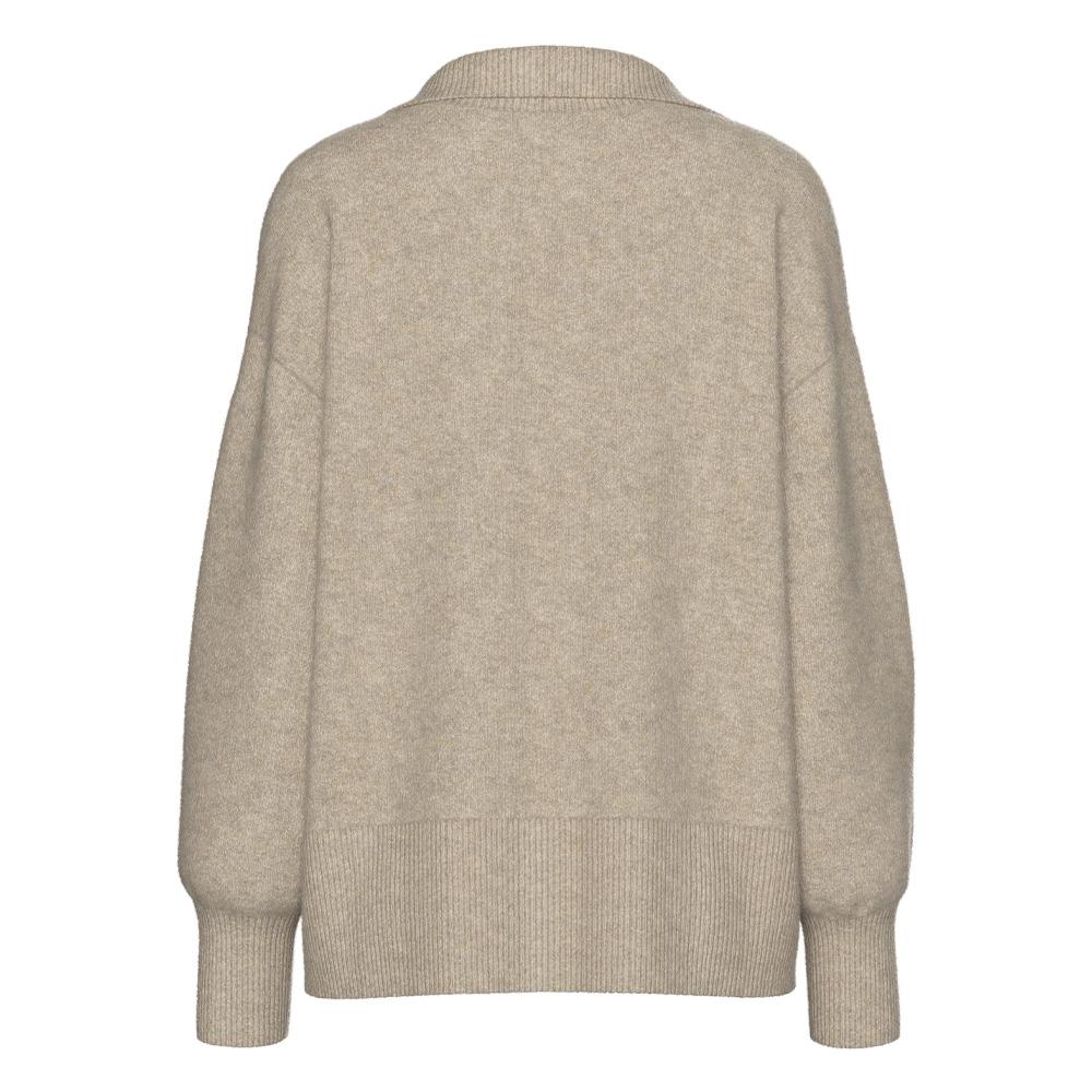 Pull Marron Femme Pieces Malou vue 2