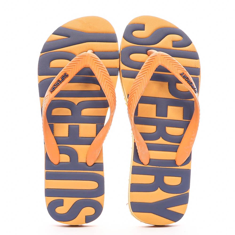 Tongs Orange/Violet Homme Superdry Vintage Vegan vue 3