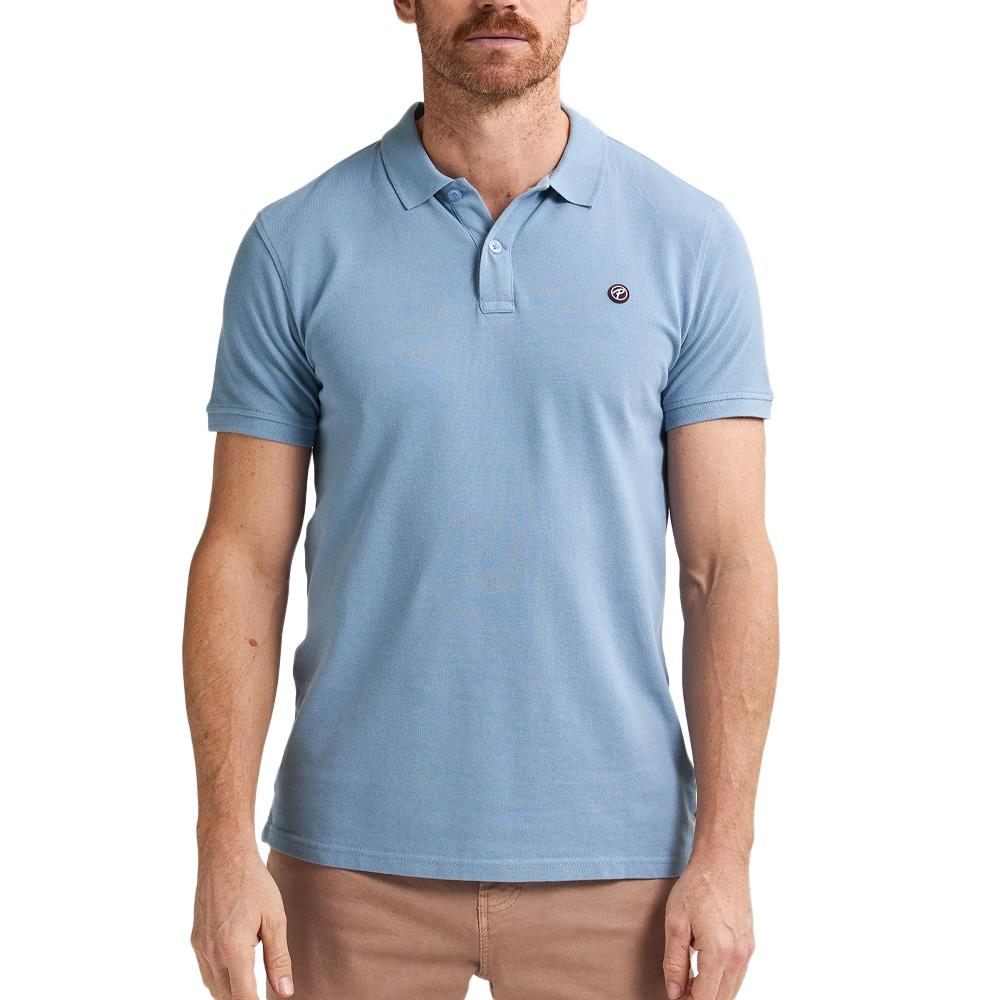 Polo Bleu Homme Petrol Industries 9999 vue 2