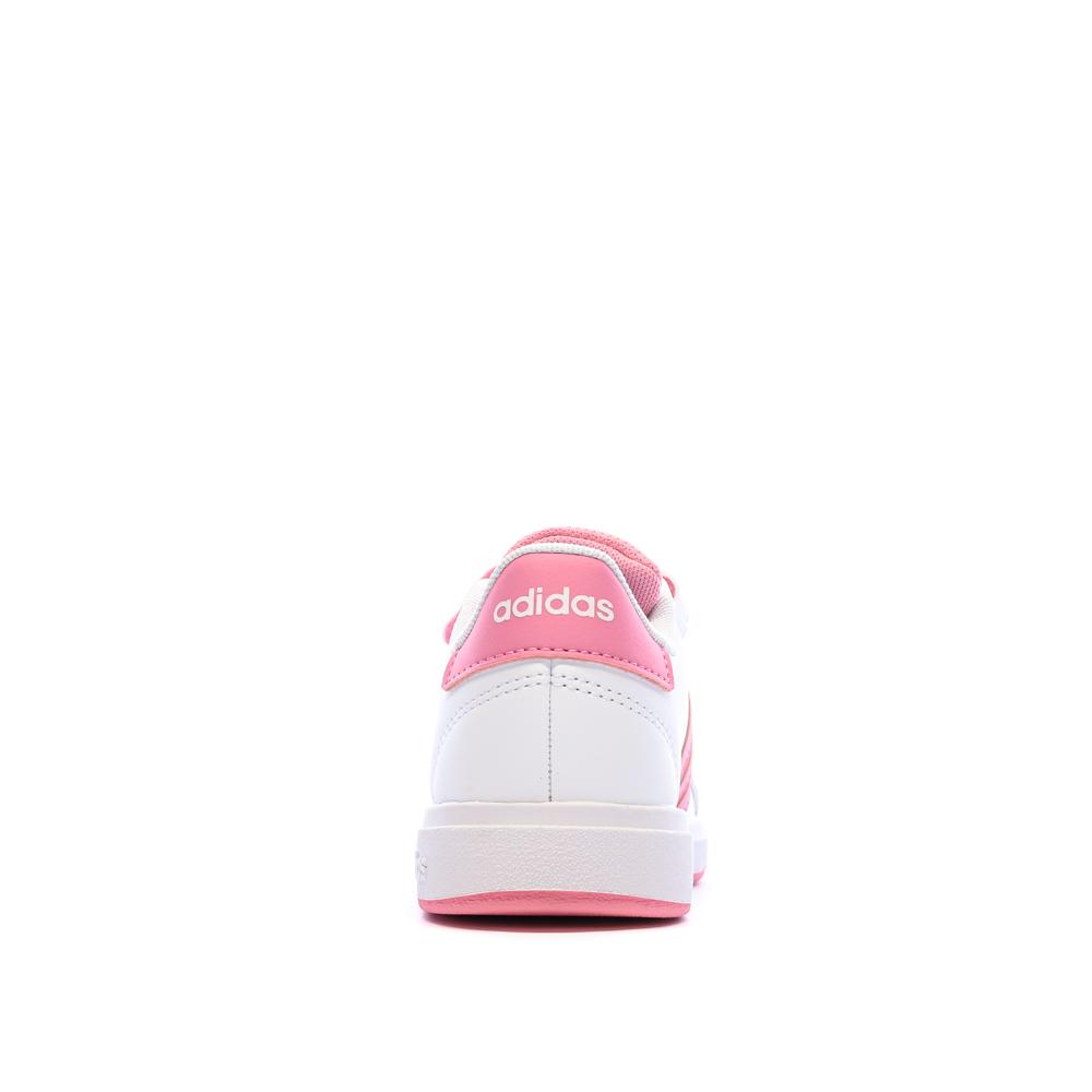 Baskets Rose/Blanc Fille Adidas Grand Court 2.0 Children vue 3