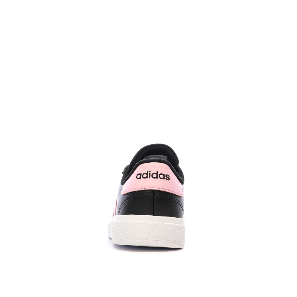Baskets Noir/Rose Fille/ Femme Adidas Grand Court 2.0 K vue 3