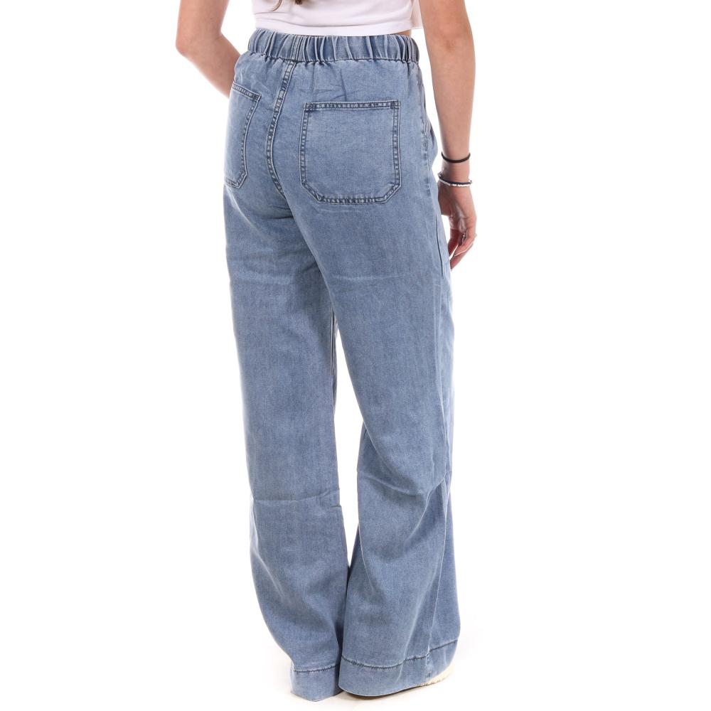 Jean Loose Bleu Femme Monday Premium LTB vue 2