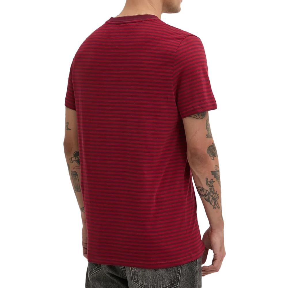 T-shirt Rouge Homme Tommy Hilfiger Entry vue 2
