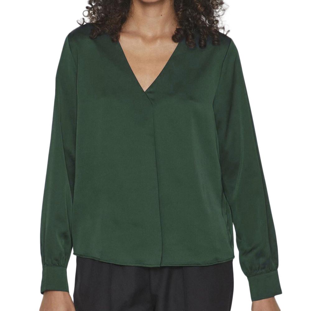 Blouse Verte Femme Vila Viellette pas cher