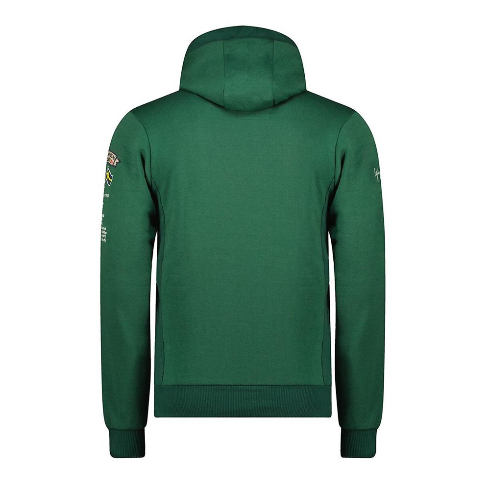 Sweat Vert Homme Geographical Norway Gymclas vue 2