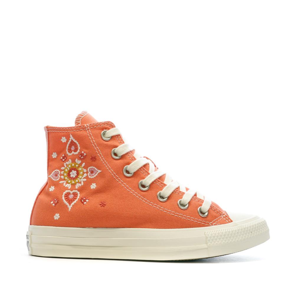 Baskets Corail Femme Converse Bright Madder vue 2