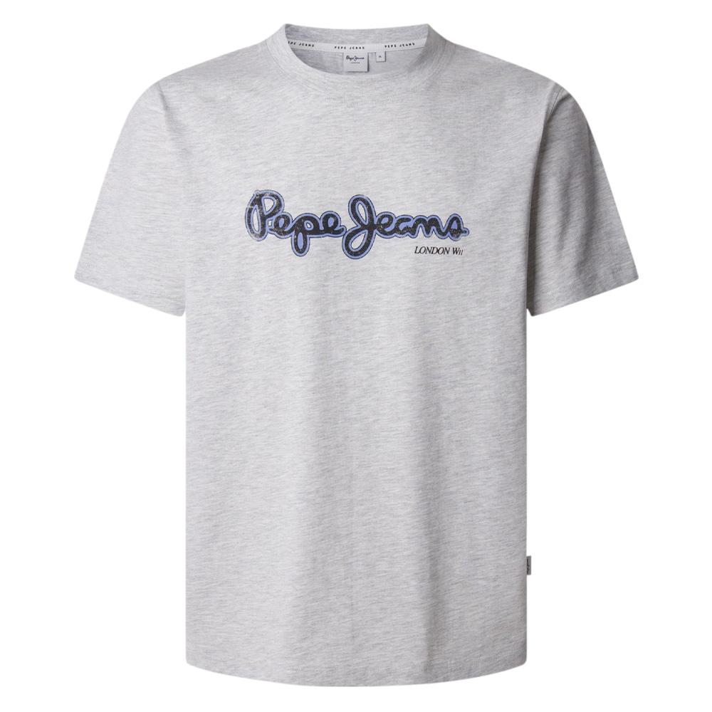 T-shirt Gris Homme Pepe jeans Dorian pas cher