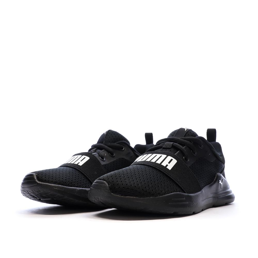 Baskets Noires Garçon Puma Wired01 vue 6