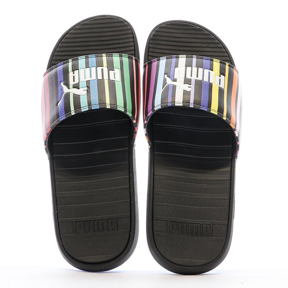 Claquettes Noir Homme Puma Cool Cat Multi vue 3
