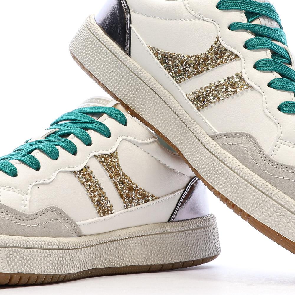 Teddy Smith Zapatillas de deporte para mujer en crudo/oro 120598 ver 7