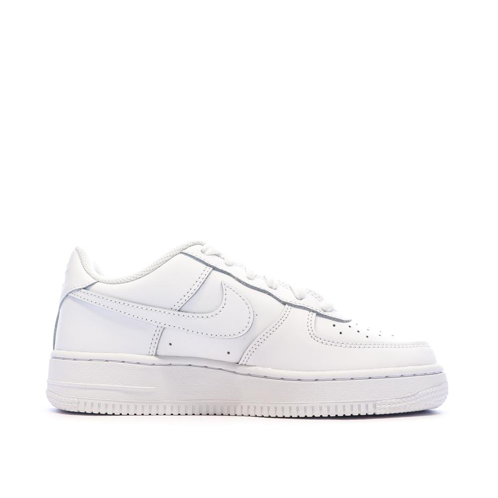 Baskets Blanc Garçon Nike Air Force 1 DH2920 vue 2