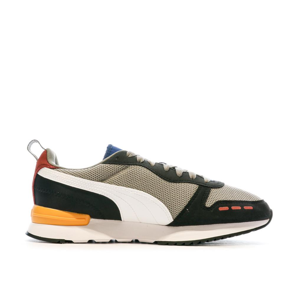 Baskets Gris/Noir Homme Puma R78 373117-60 vue 2