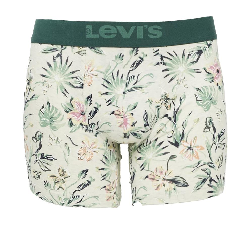 2x Boxers Gris/Vert Homme Levi's Flower vue 3