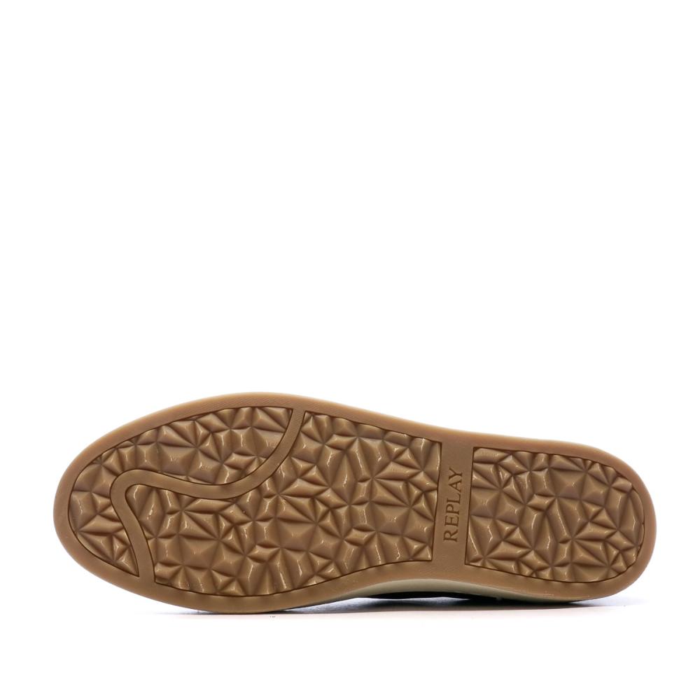 Baskets Marron Homme Replay city vue 5