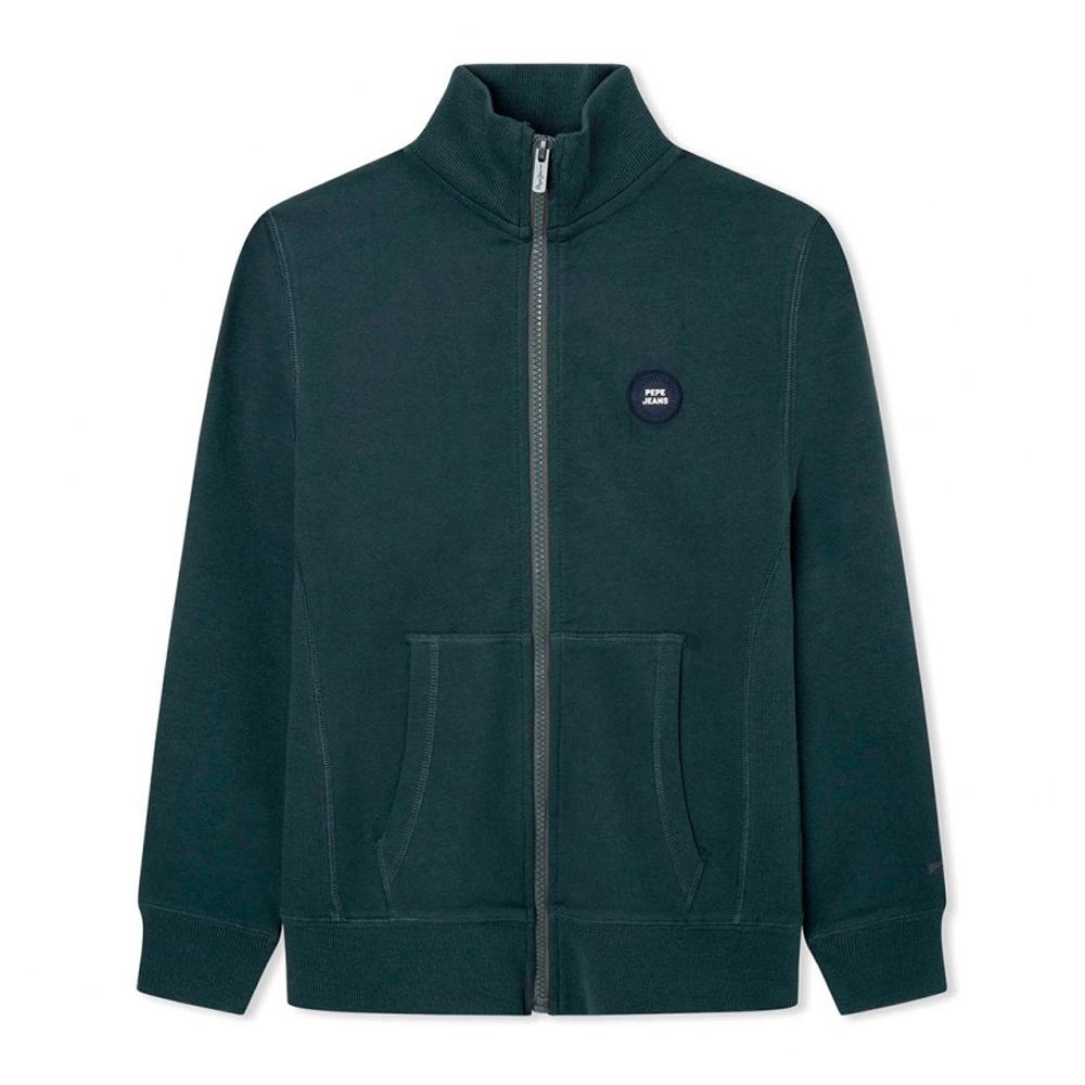 Sweat Zippé Bleu Garçon Pepe Jeans Nico pas cher