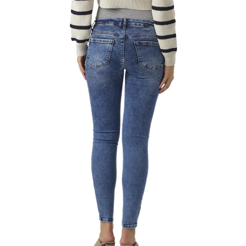 Mama.licious Jeans Skinny 20013087 Femme De Coloris Bleu