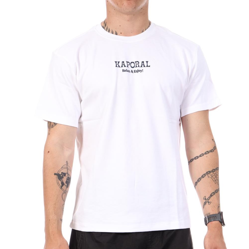 T-Shirt Blanc Homme Kaporal TYGAE pas cher