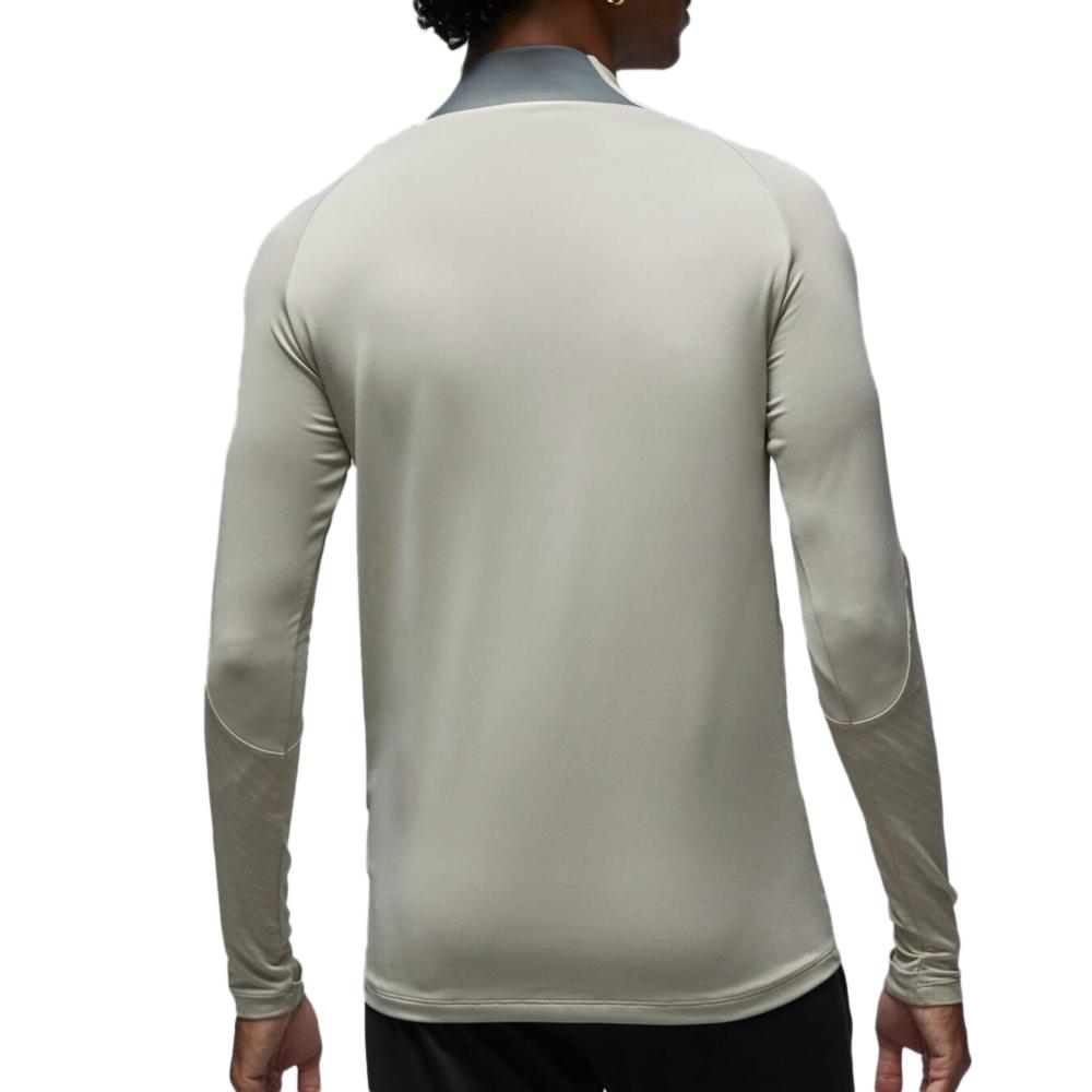 PSG Sweat Training Beige Homme Nike Jordan 2023/2024 vue 2