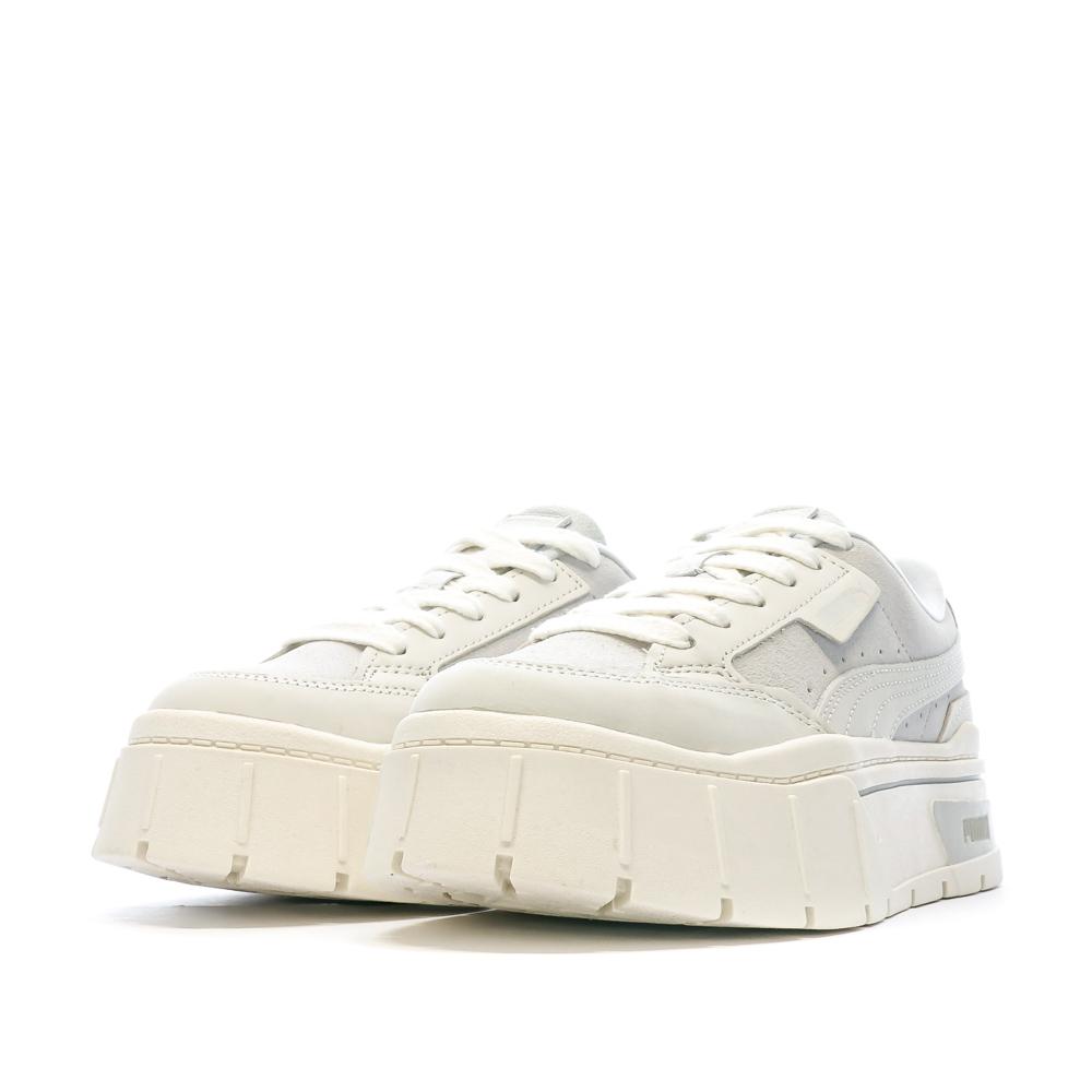 Baskets Grise/Écru Femme PUMA Mayze Stack Selflove vue 6