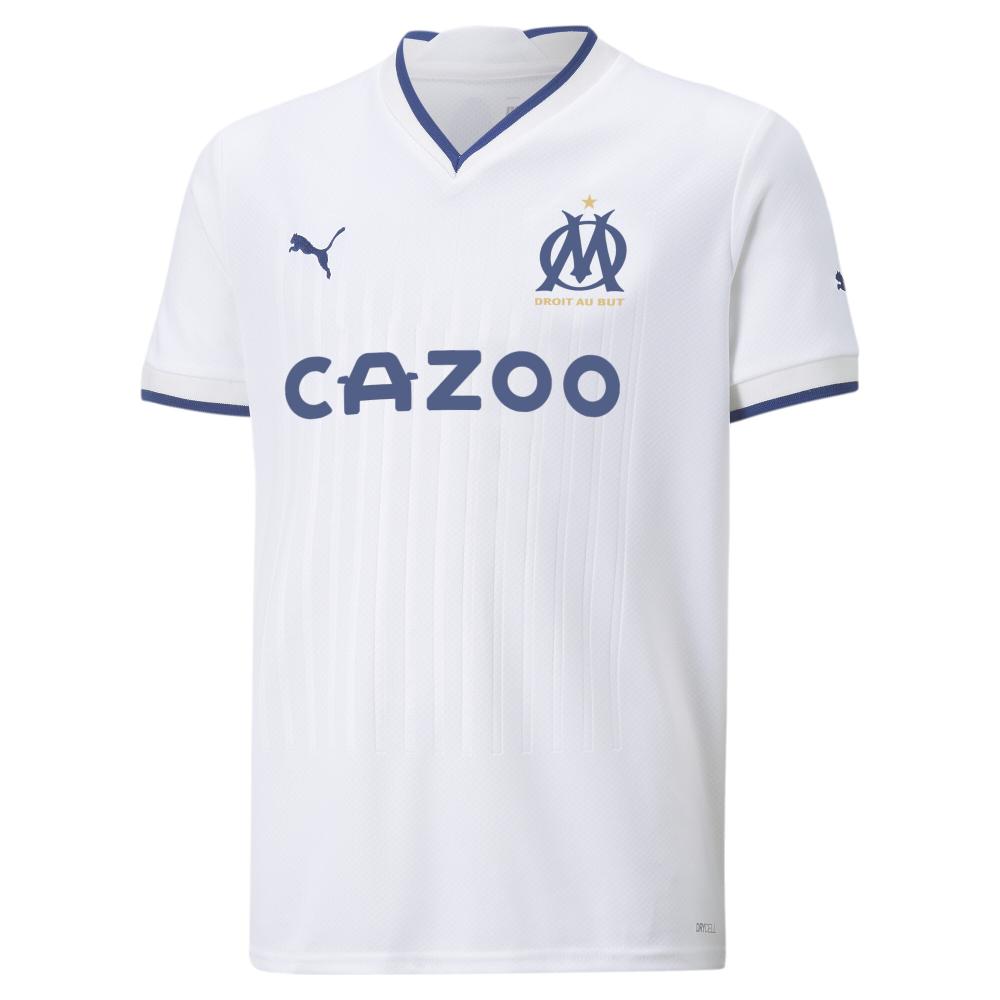 OM Maillot de foot Blanc Garçon Puma 2022/2023 pas cher