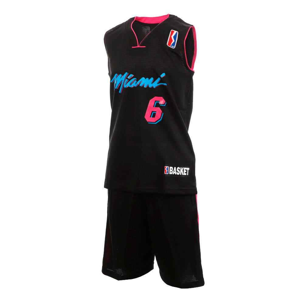 Miami Heat Ensemble de basketball Noir Enfant Sport Zone pas cher
