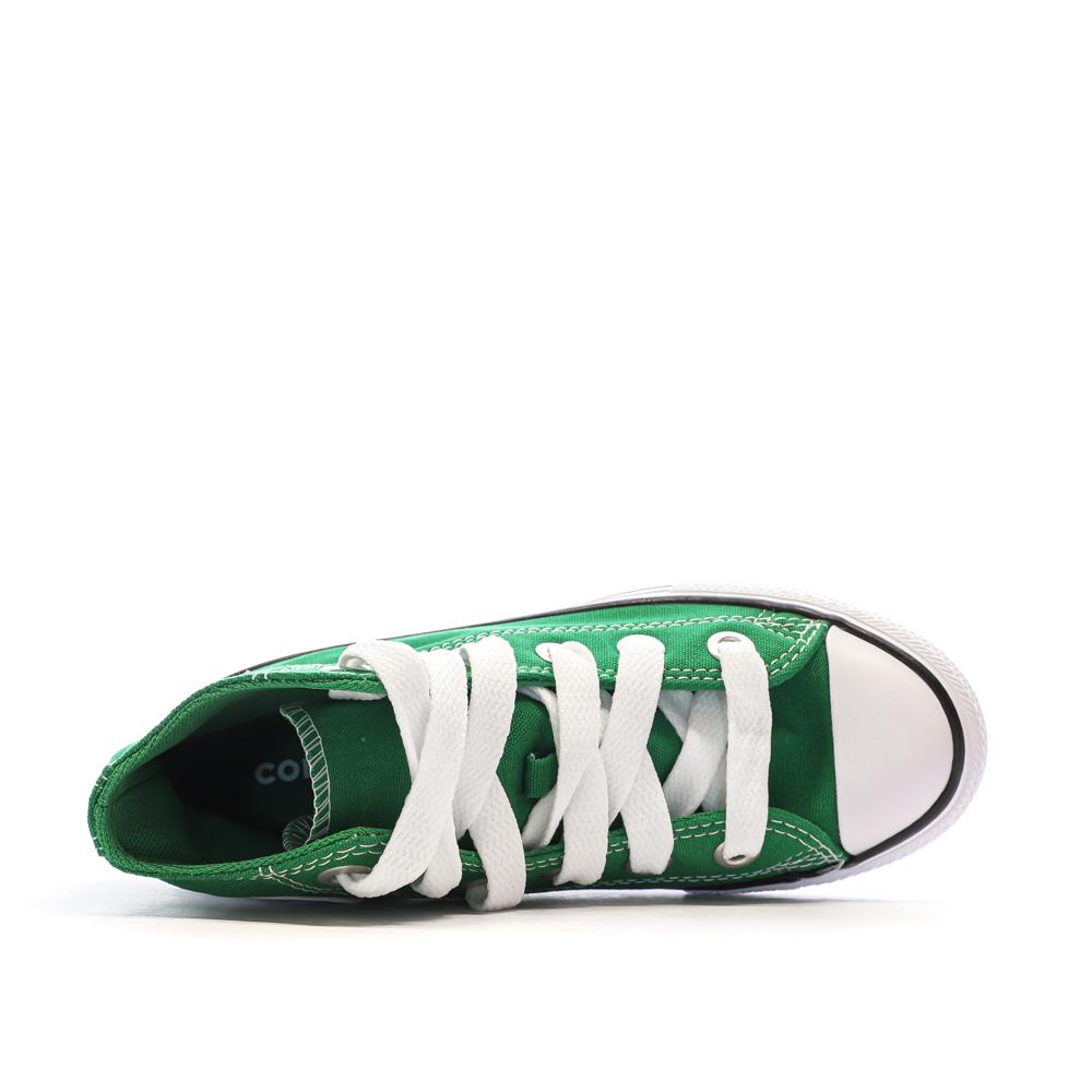 Baskets Vertes Garçon Converse Chuck Taylor All Star Sketch vue 4