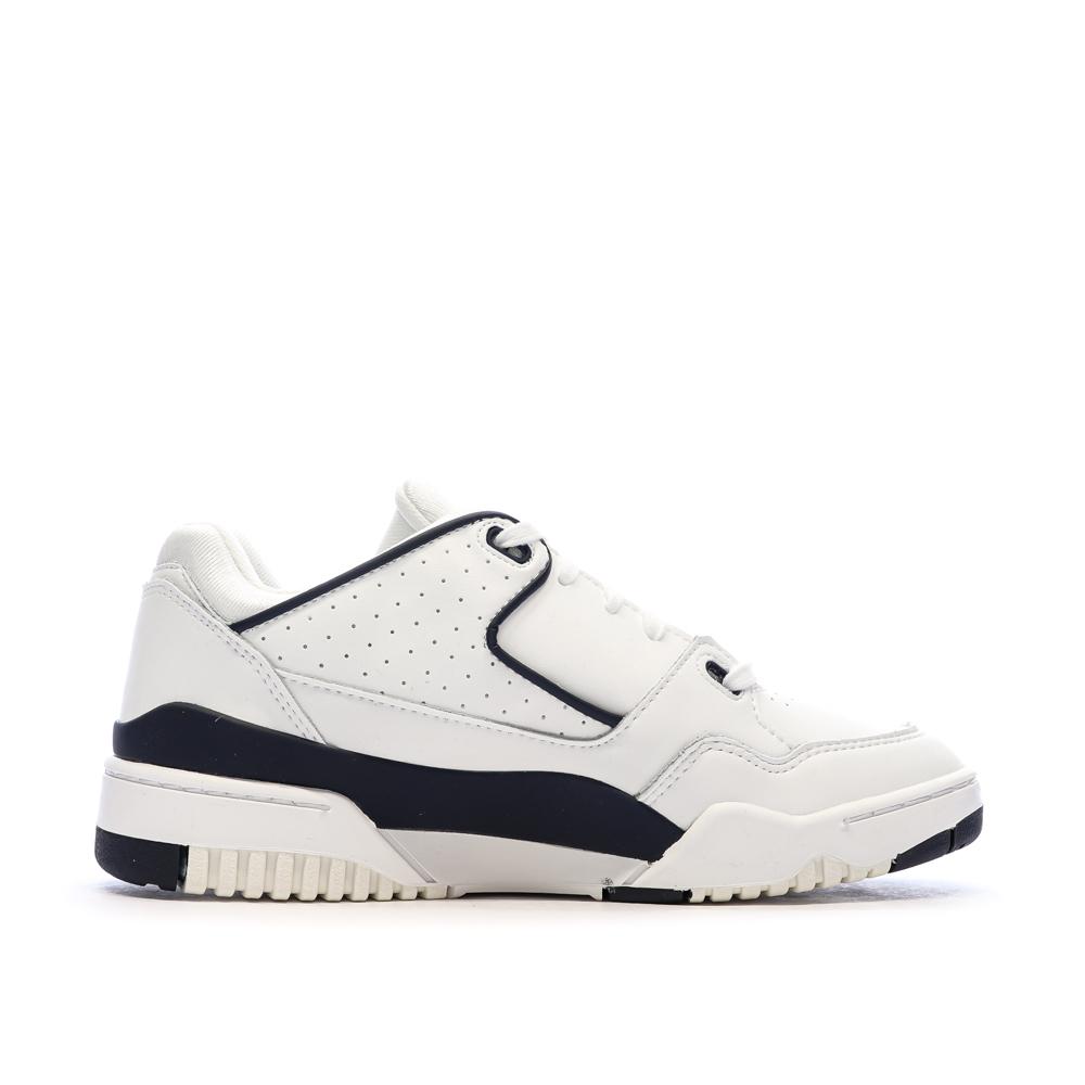 Baskets Blanches/Marine Homme Le Coq Sportif T1000 vue 2